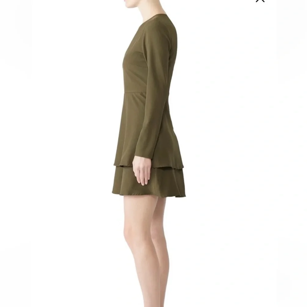 Hutch Olive Green Long Sleeve Cami Dress Size 4 - Picture 4 of 9